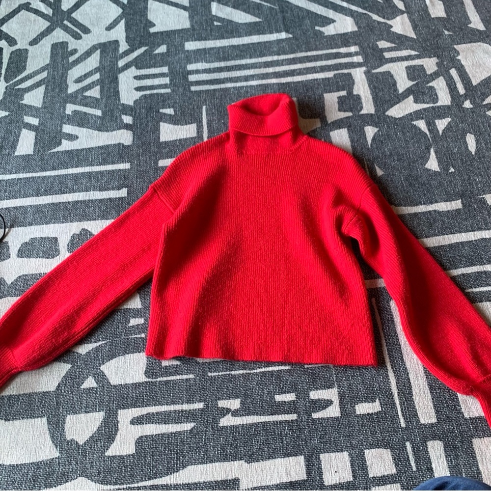 Urban outfitters Red cropped sweater